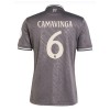 Maglia ufficiale Real Madrid Camavinga 6 Alternativa 2024-25 per Uomo